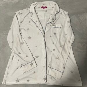 Carters Women's White Star-Print Pajama Top